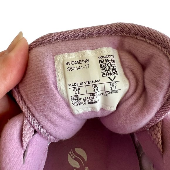 Saucony Shadow 6000 Womens Size 6.5 Shoes Lilac Original Retro Casual Sneakers - Picture 9 of 12